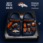 Denver Broncos Croc Charms