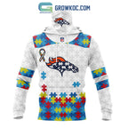 Denver Broncos NFL Autism Awareness Personalized Hoodie T Shirt
