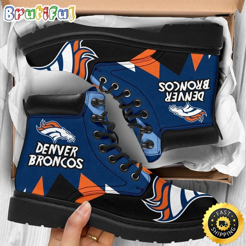 Denver Broncos Boots Shoes Funny Gift Idea