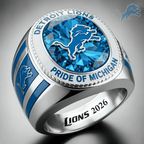 NEW Detroit Lions Pride of Michigan Championship 3D Ring