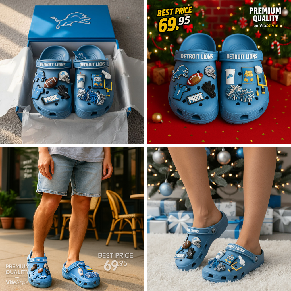 Detroit Lions Croc Charms