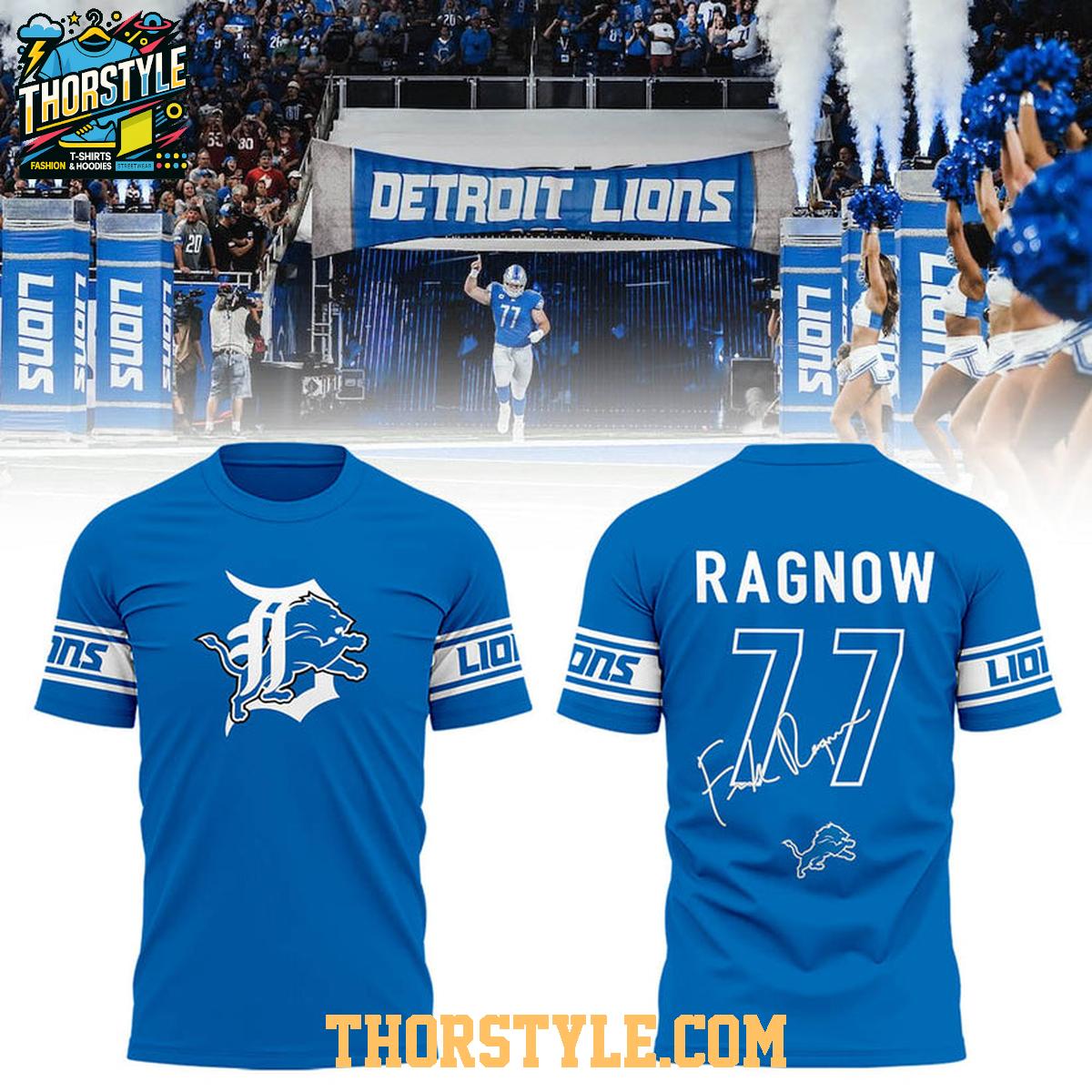 Detroit Lions Detroit Tigers Lions Frank Ragnow Is Back 2025 Hoodie T-Shirt