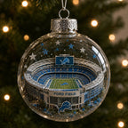 Detroit Lions Ford Field Stadium Christmas Ornament