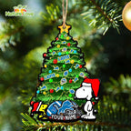 Detroit Lions Snoopy Peanuts Custom Christmas Ornament Xmas Tree Decorations