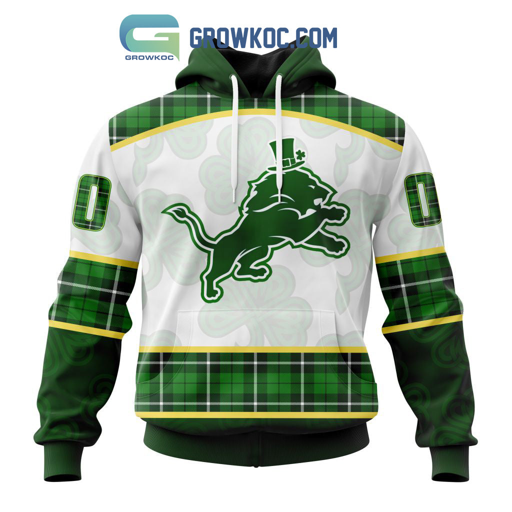 Detroit Lions St. Patrick Day Personalized Hoodie Shirts