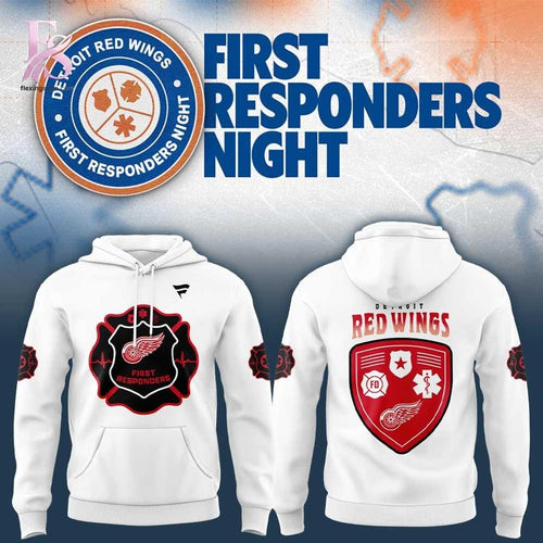 Detroit Red Wings First Responders Night 2026 Hoodie