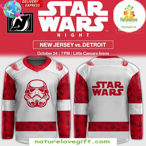 Detroit Red Wings Star Wars Night 2026 Hockey Jersey