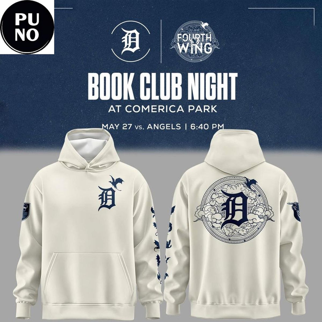 Detroit Tigers x Fourth Wing Night 2026 Hoodie T-Shirt