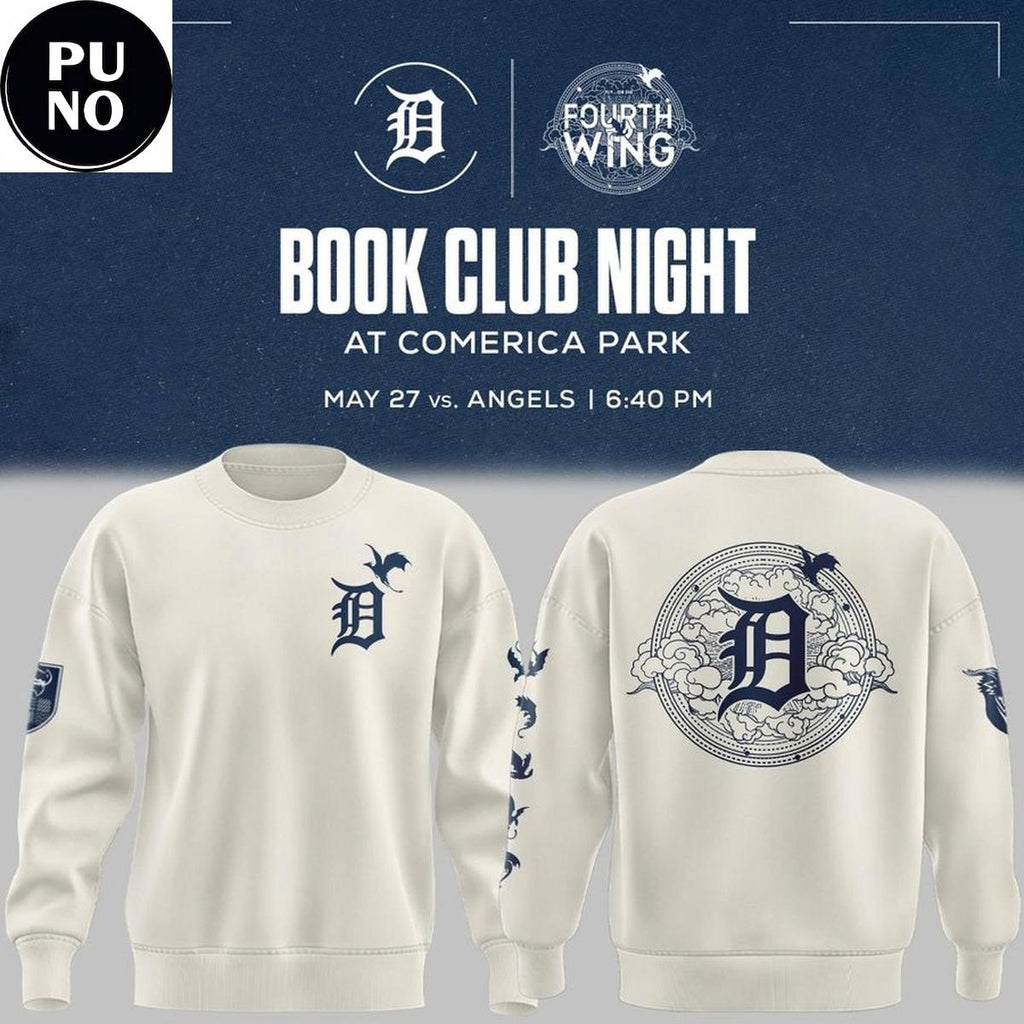 Detroit Tigers x Fourth Wing Night 2026 Hoodie T-Shirt