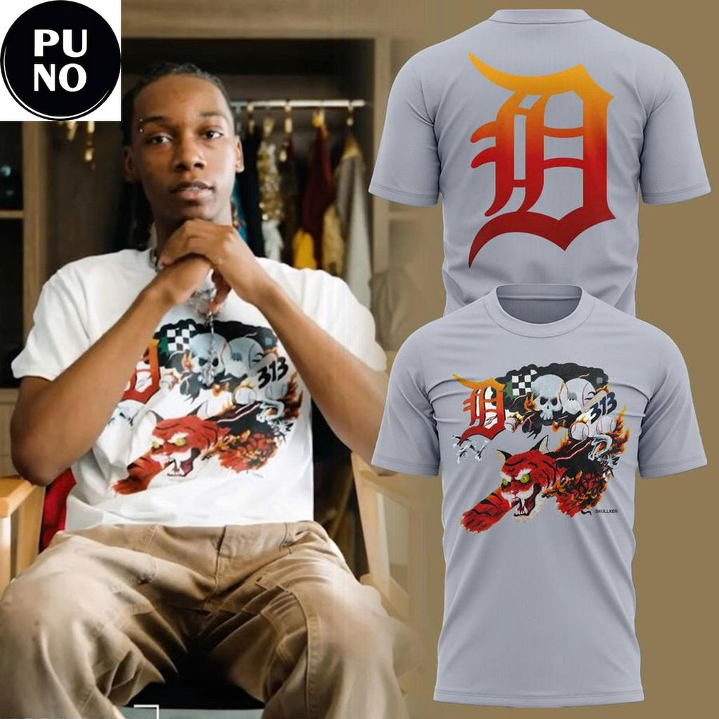 Detroit Tigers 313 Graphic 2026 T-Shirt
