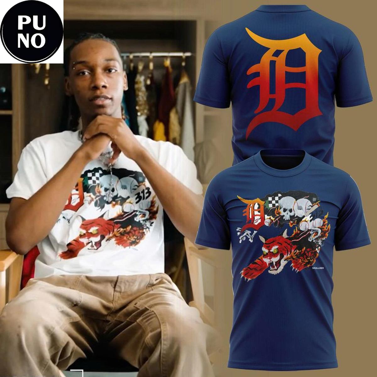 Detroit Tigers 313 Graphic 2026 T-Shirt