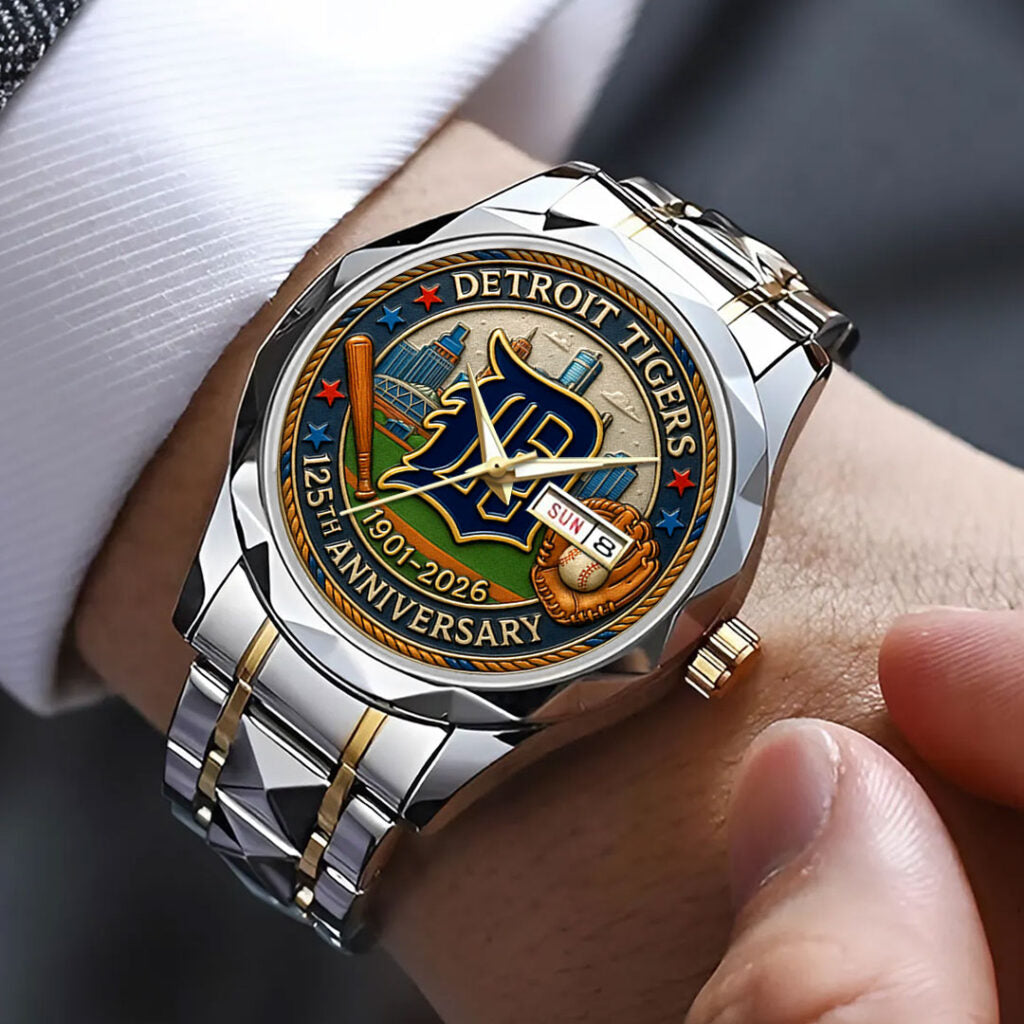 Detroit Tigers Alloy Luxury Quartz Watch - HOATT13497