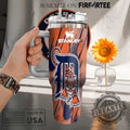 Detroit Tigers Split Design Stanley Tumbler Custom Baseball Fan Mug