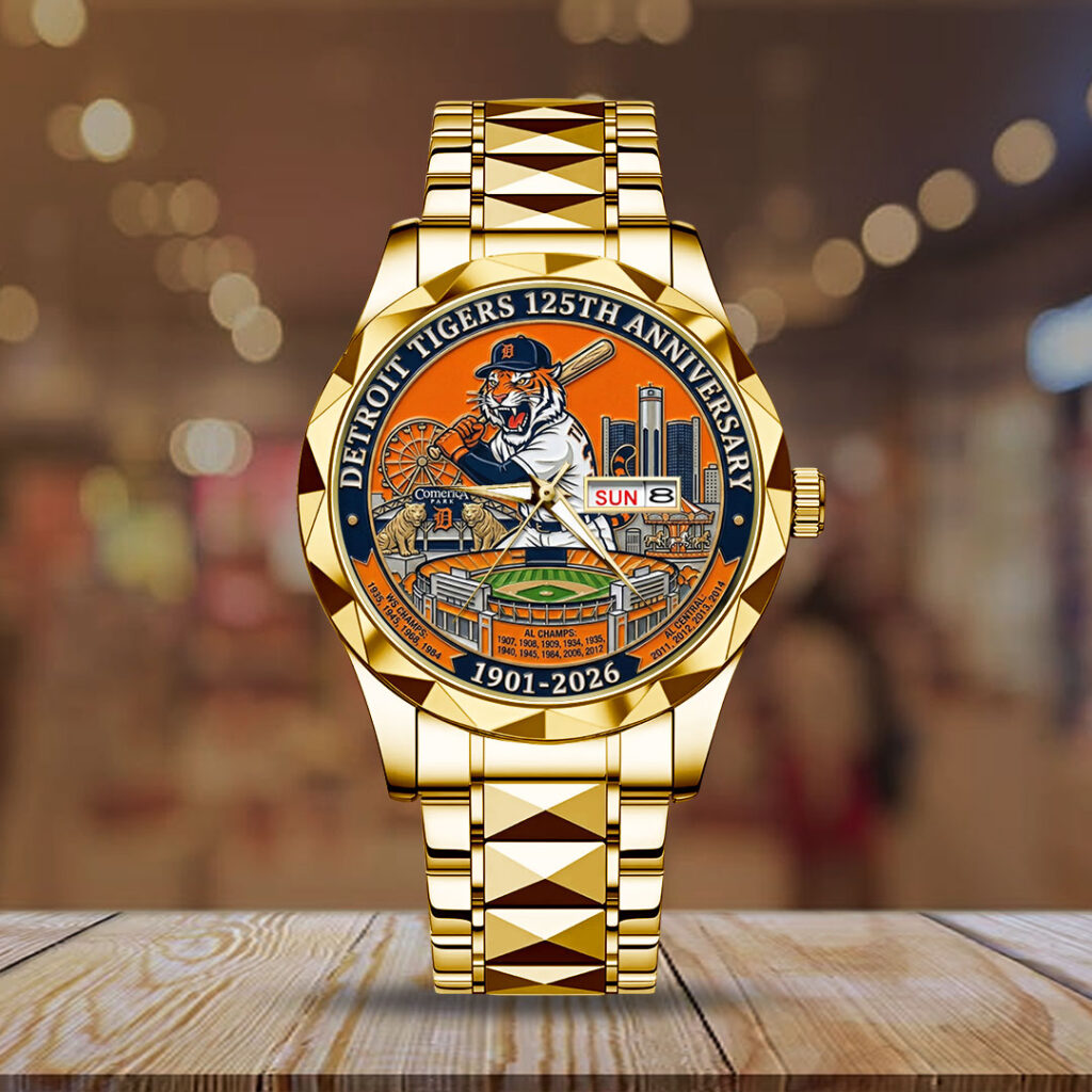 Detroit Tigers 125th Anniversary 2026 Alloy Luxury Quartz Watch - TANTN21228