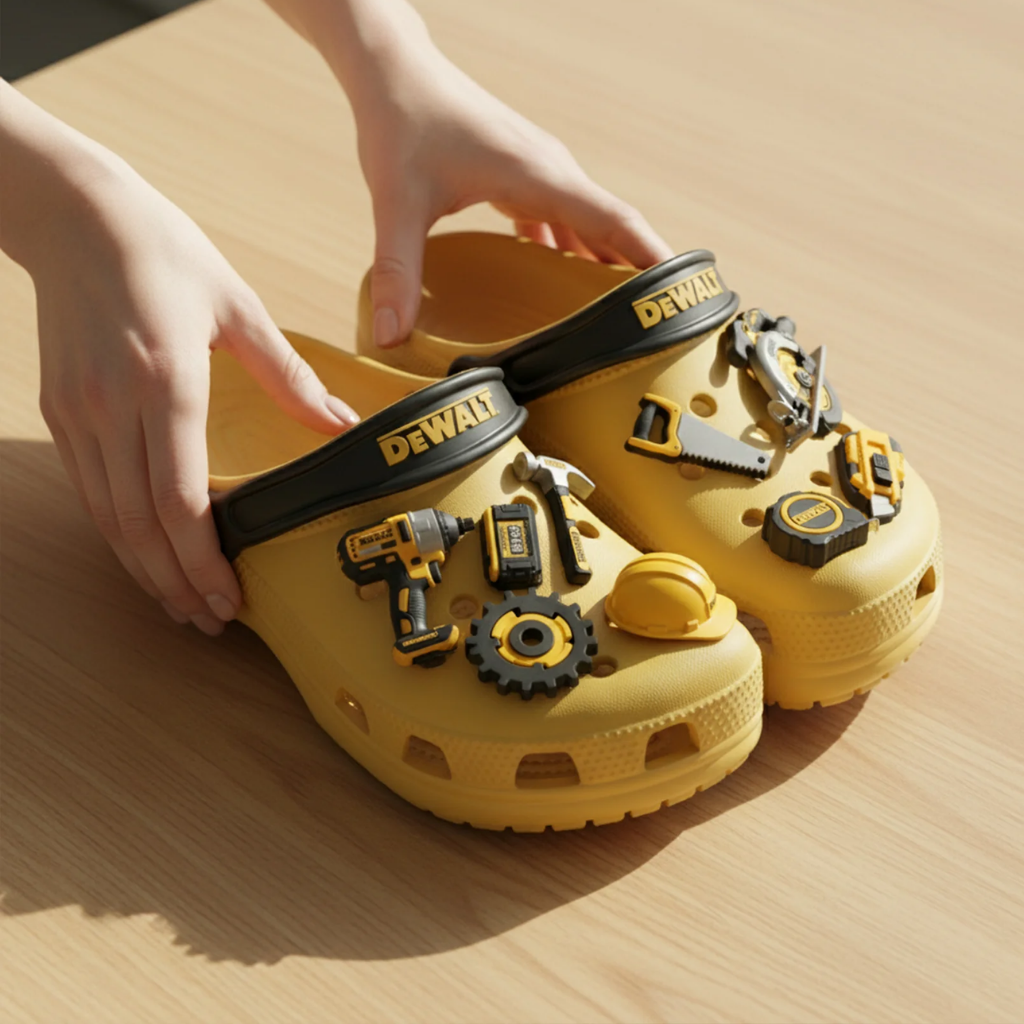 Dewalt Power Tools Edition Croc Charms
