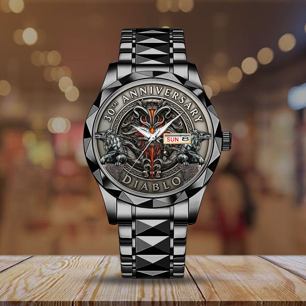 Diablo 30th Anniversary Alloy Luxury Quartz Watch - GNE5361