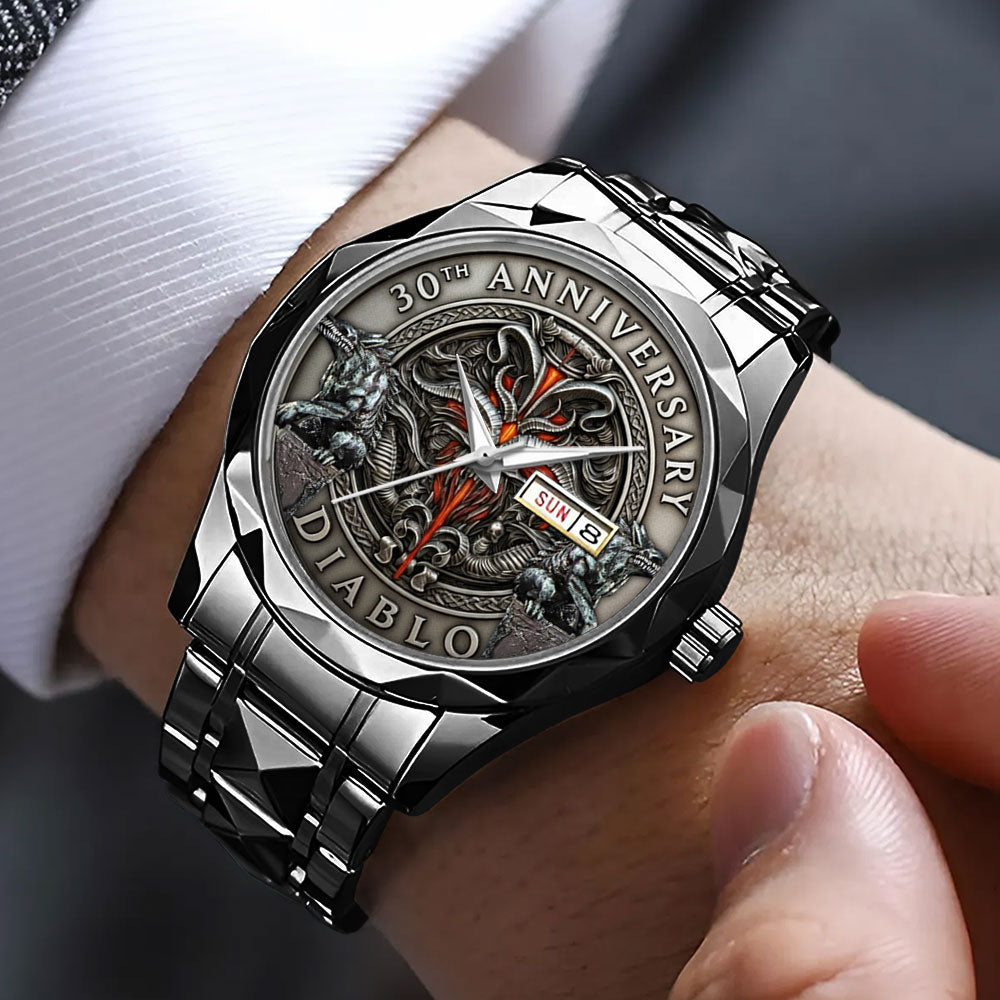 Diablo 30th Anniversary Alloy Luxury Quartz Watch - GNE5361