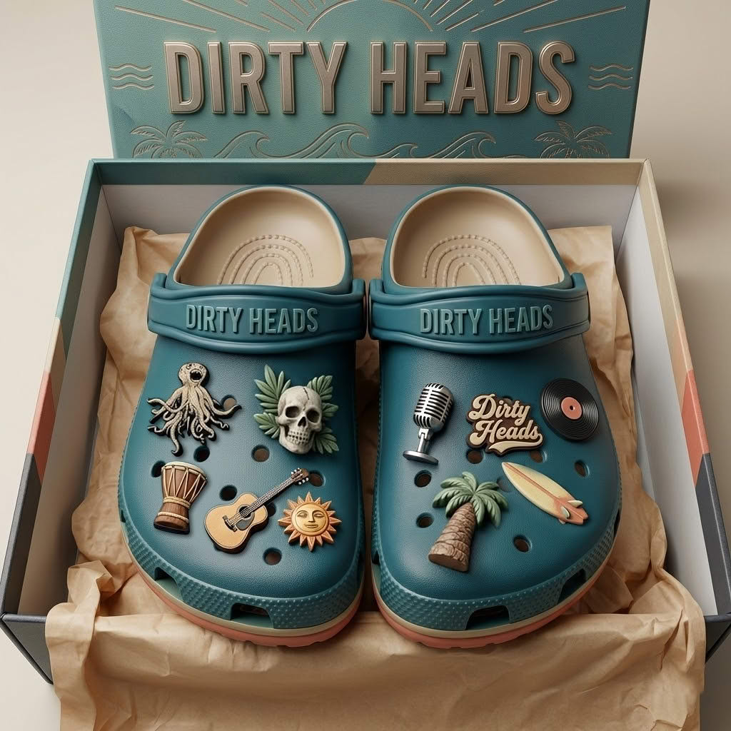 HOT Dirty Heads Crocs Charms