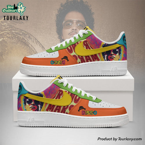 Disco Bruno Mars AF1 Shoes – Tourlaxy