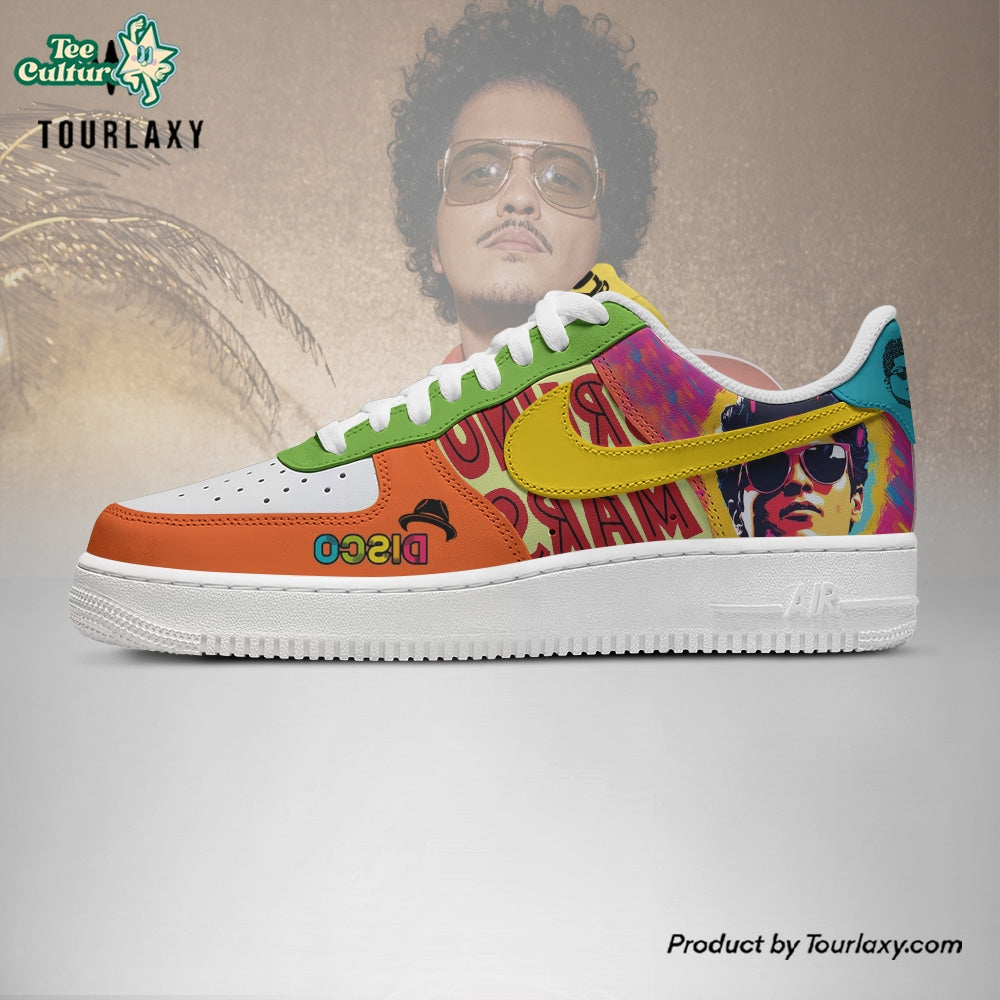 Disco Bruno Mars AF1 Shoes – Tourlaxy