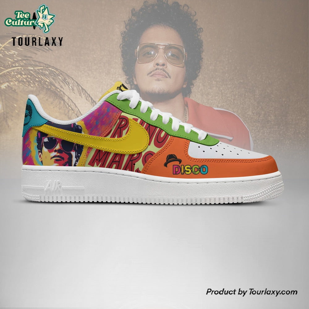 Disco Bruno Mars AF1 Shoes – Tourlaxy