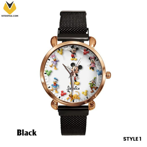 Disney Characters Custom Name Watch