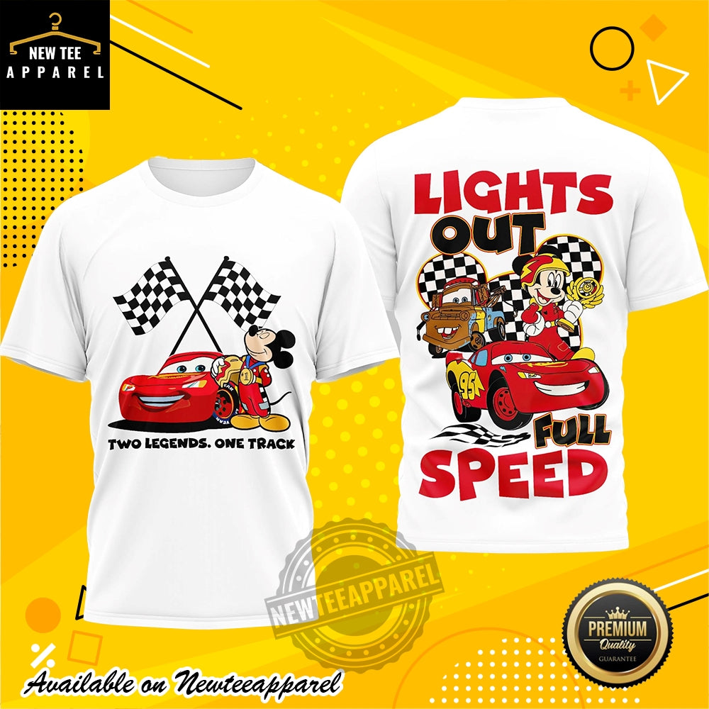Disney Mickey Mouse Pixar Cars Shirt