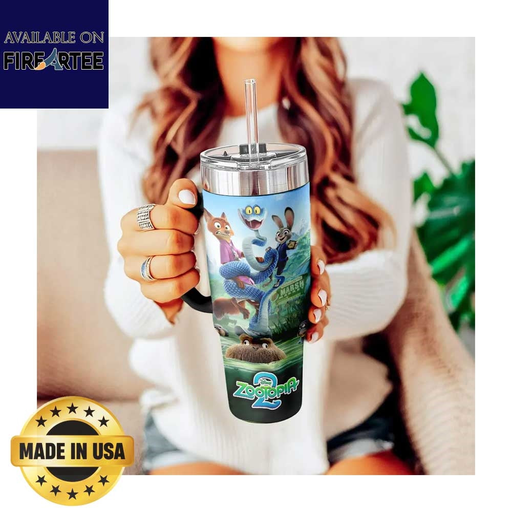 Disney Zootopia 2 Nick Judy Personalized Tumbler 40Oz