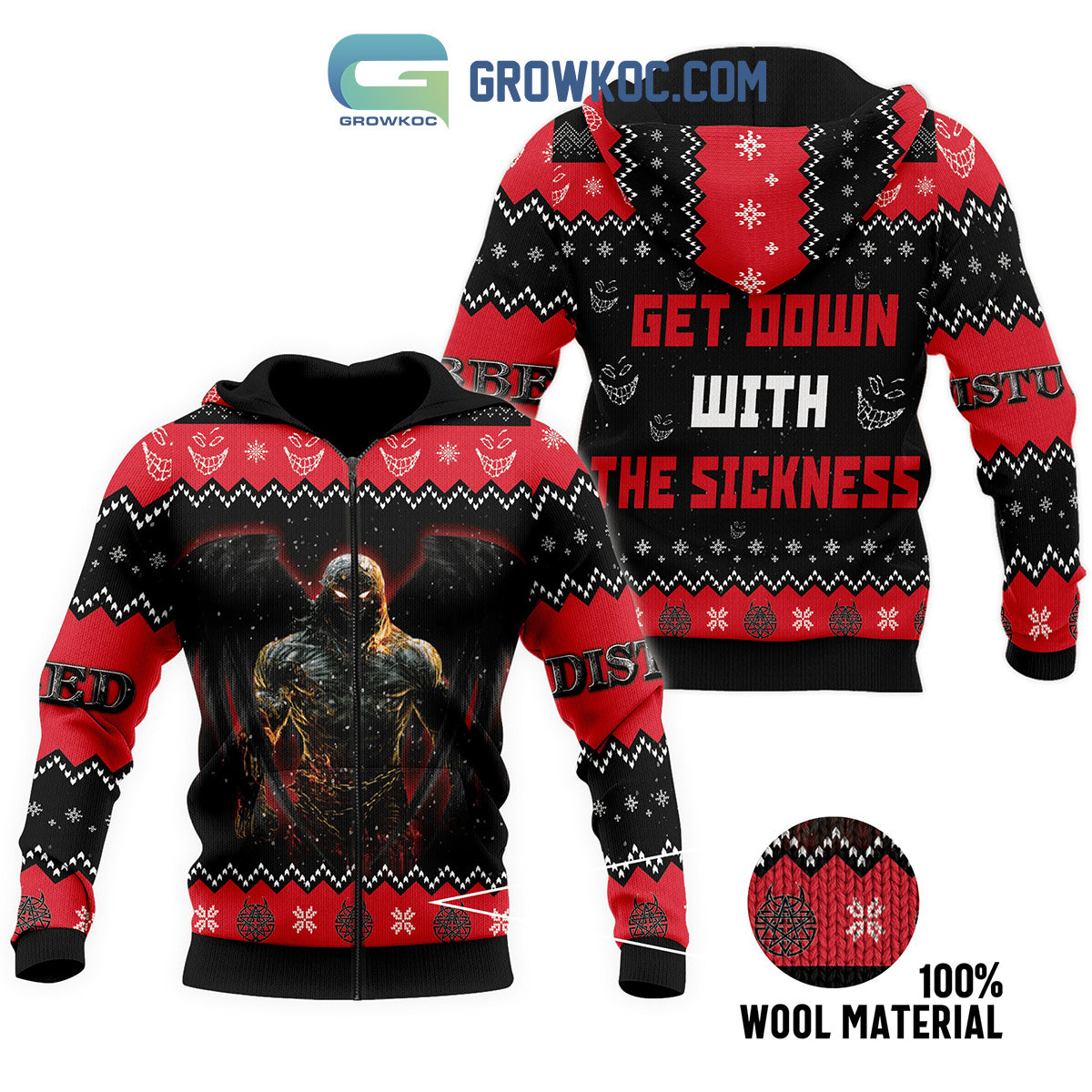 Disturbed Get Down With The Sickness Hoodie Shirts