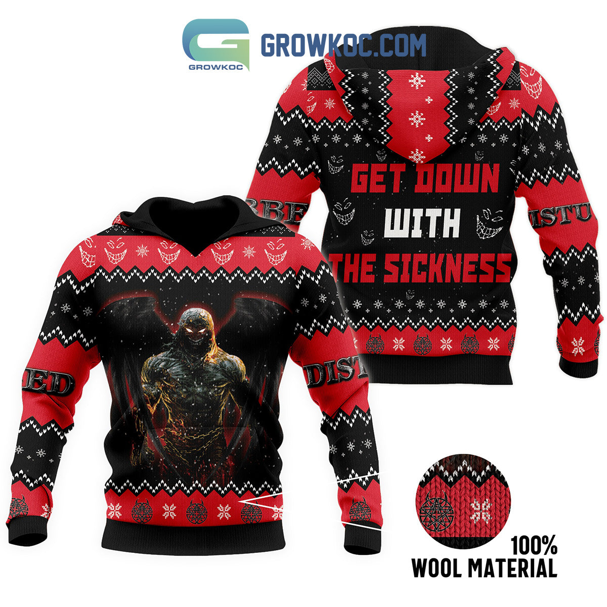 Disturbed Get Down With The Sickness Hoodie Shirts