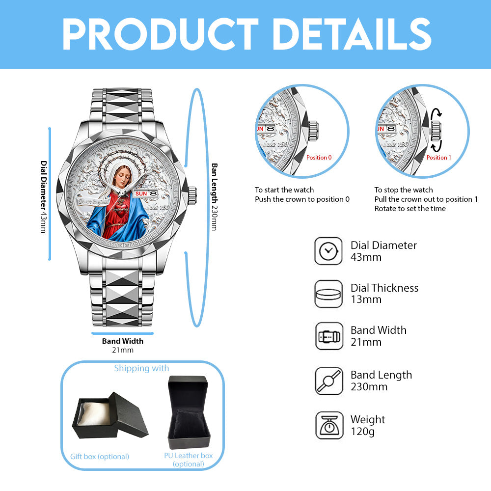 Do Not Be Afraid Alloy Luxury Quartz Watch - TANTN19693