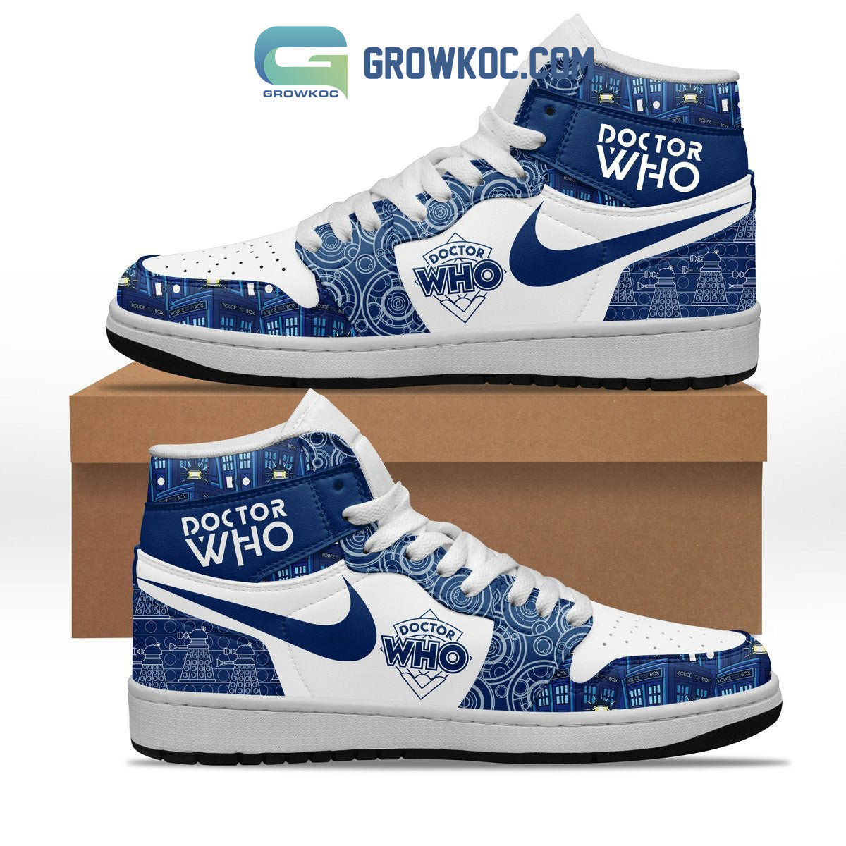 Doctor Who Series Fan Air Jordan 1 Shoes