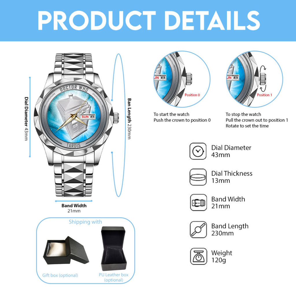 Doctor Who Alloy Luxury Quartz Watch - HOATT14246