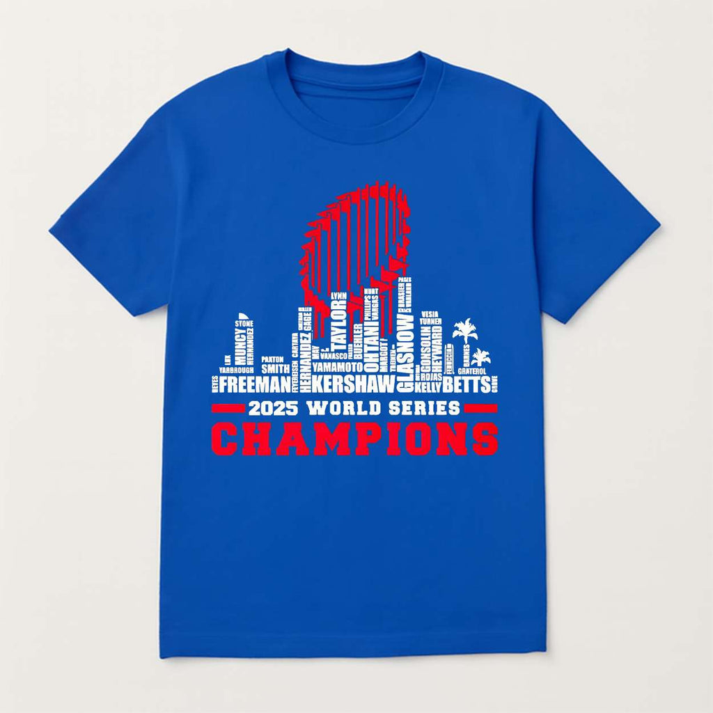 Dodgers 2025 World Series Champions All Team Player Shirt