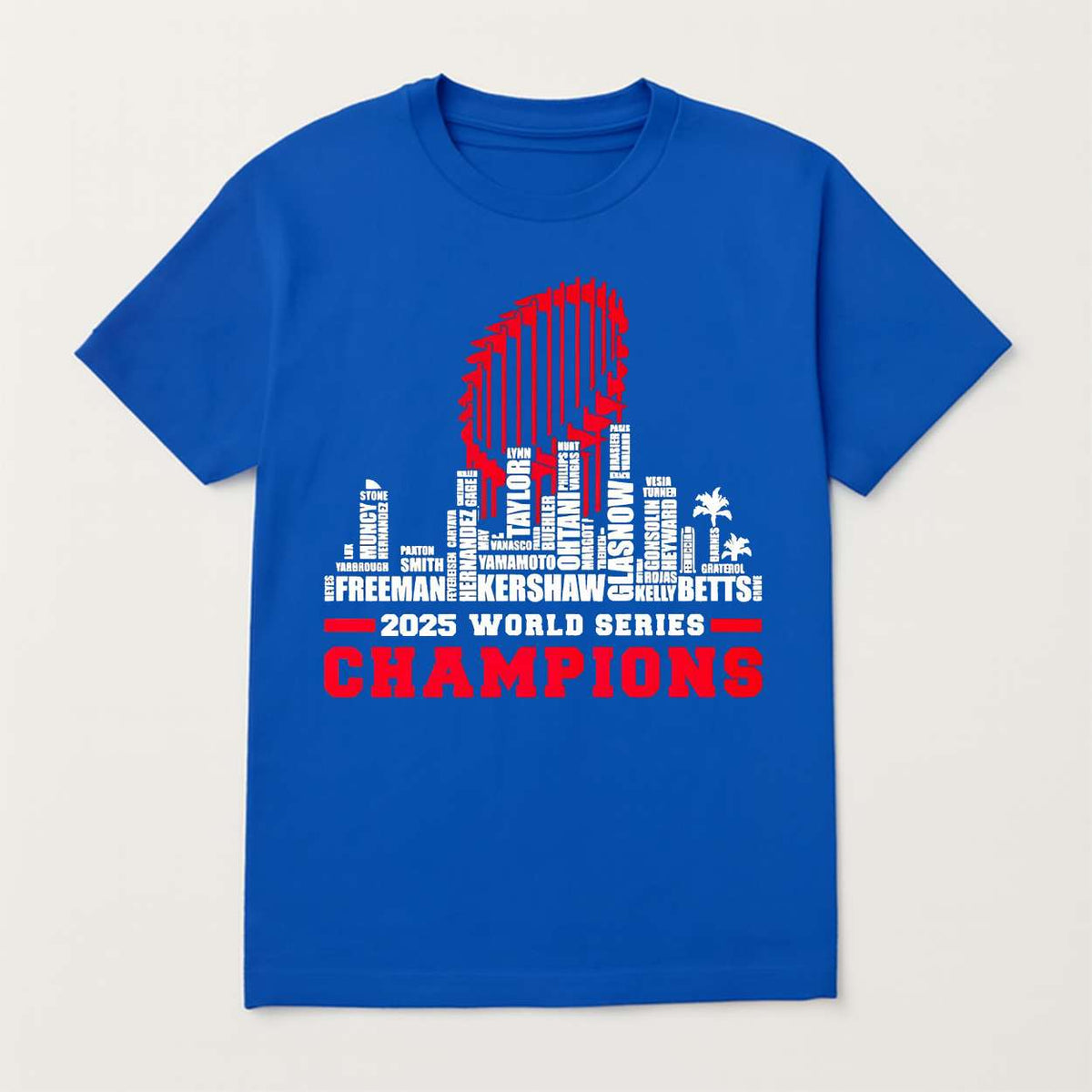 Dodgers 2025 World Series Champions All Team Player Shirt