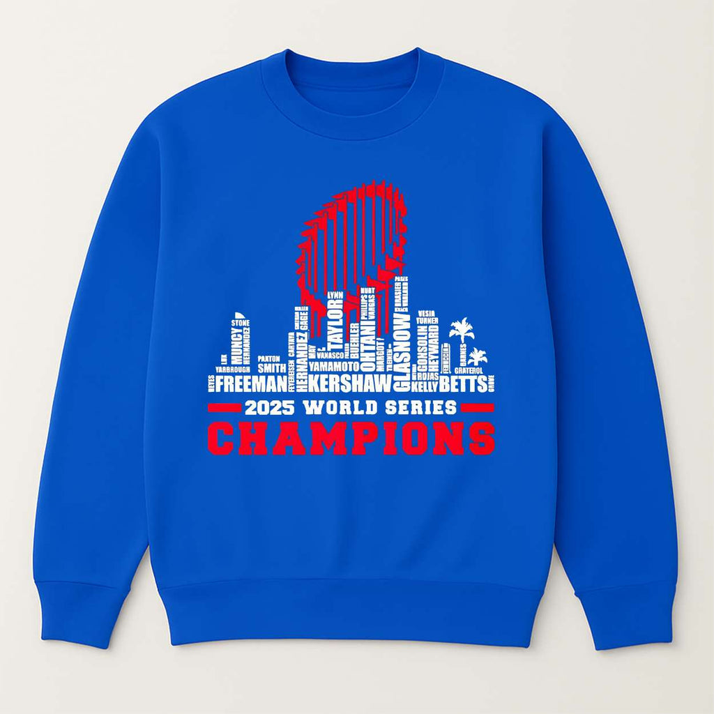 Dodgers 2025 World Series Champions All Team Player Shirt