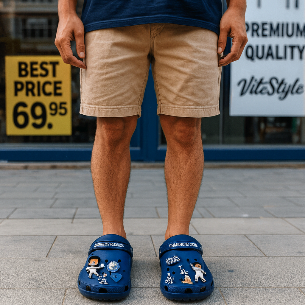Dodgers 2025 World Series Champions Crocs With Charms