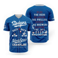Dodgers B2B World Series Champs Baseball Jersey