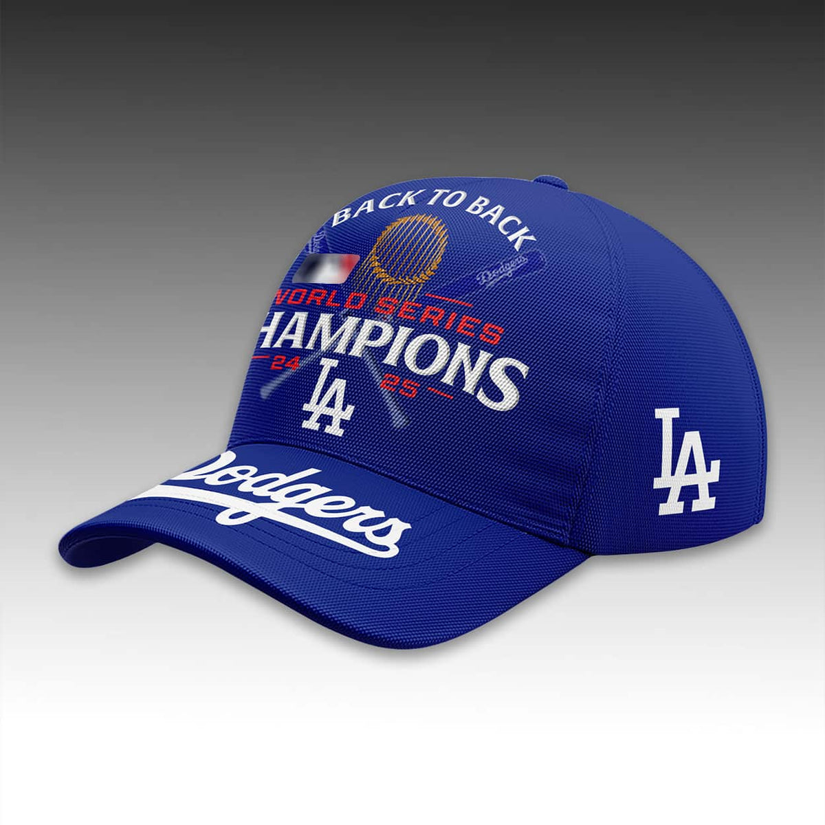 Dodgers Back To Back World Series 2025 Champions Cap
