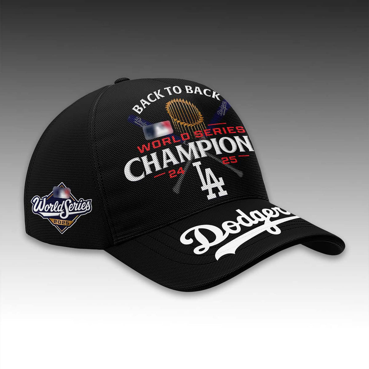 Dodgers Back To Back World Series 2025 Champions Cap