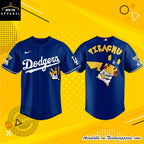 Dodgers Pikachu Baseball Jersey