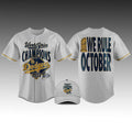 Dodgers We Rule October World Series Champions 2025 Jersey
