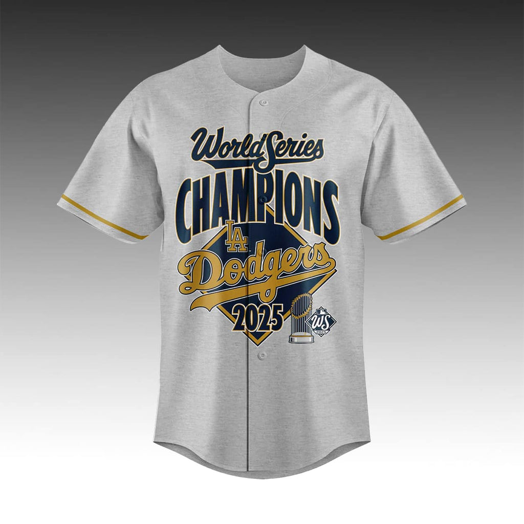 Dodgers We Rule October World Series Champions 2025 Jersey