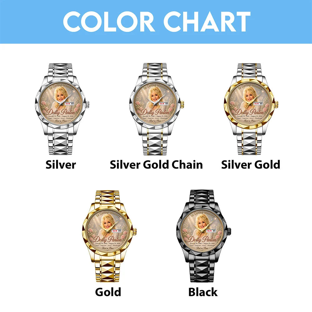 Dolly Parton Alloy Luxury Quartz Watch - TMTHU8993