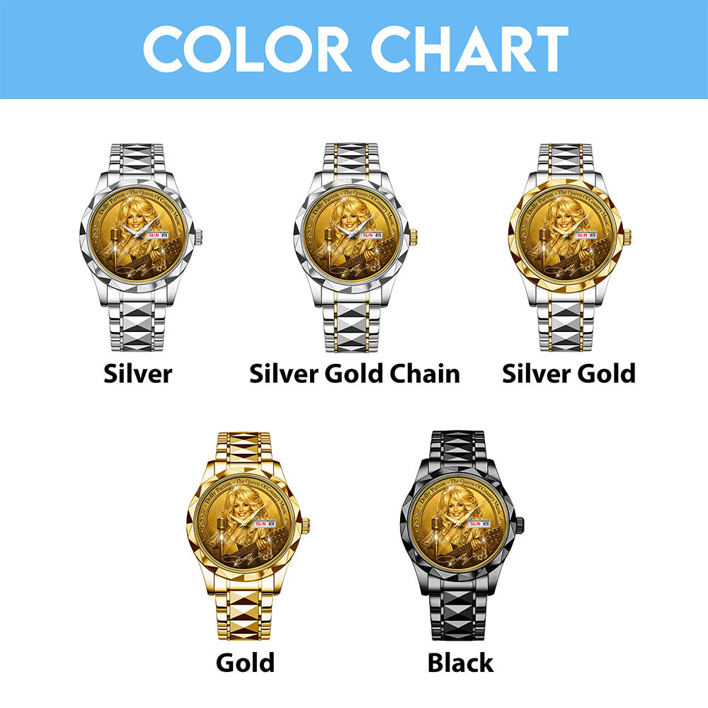 Dolly Parton Alloy Luxury Quartz Watch - MAITM14679