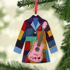 Dolly Parton Coat of Many Colors Acrylic Ornament