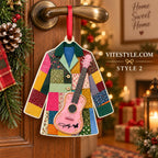 Dolly Parton Coat of Many Colors Acrylic Ornament