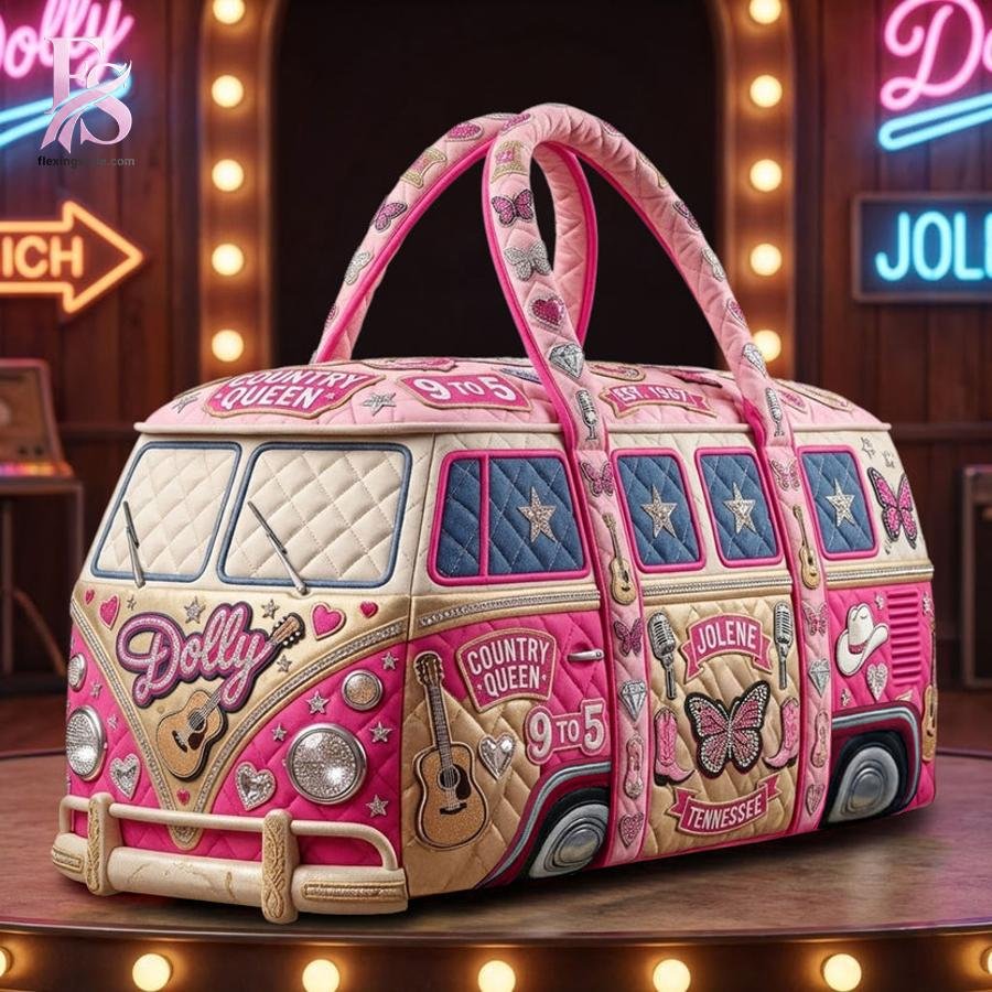 Dolly Parton Country Queen Quilted Duffle Bag
