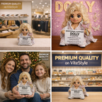Dolly Parton Crocheted Emotional Support Doll