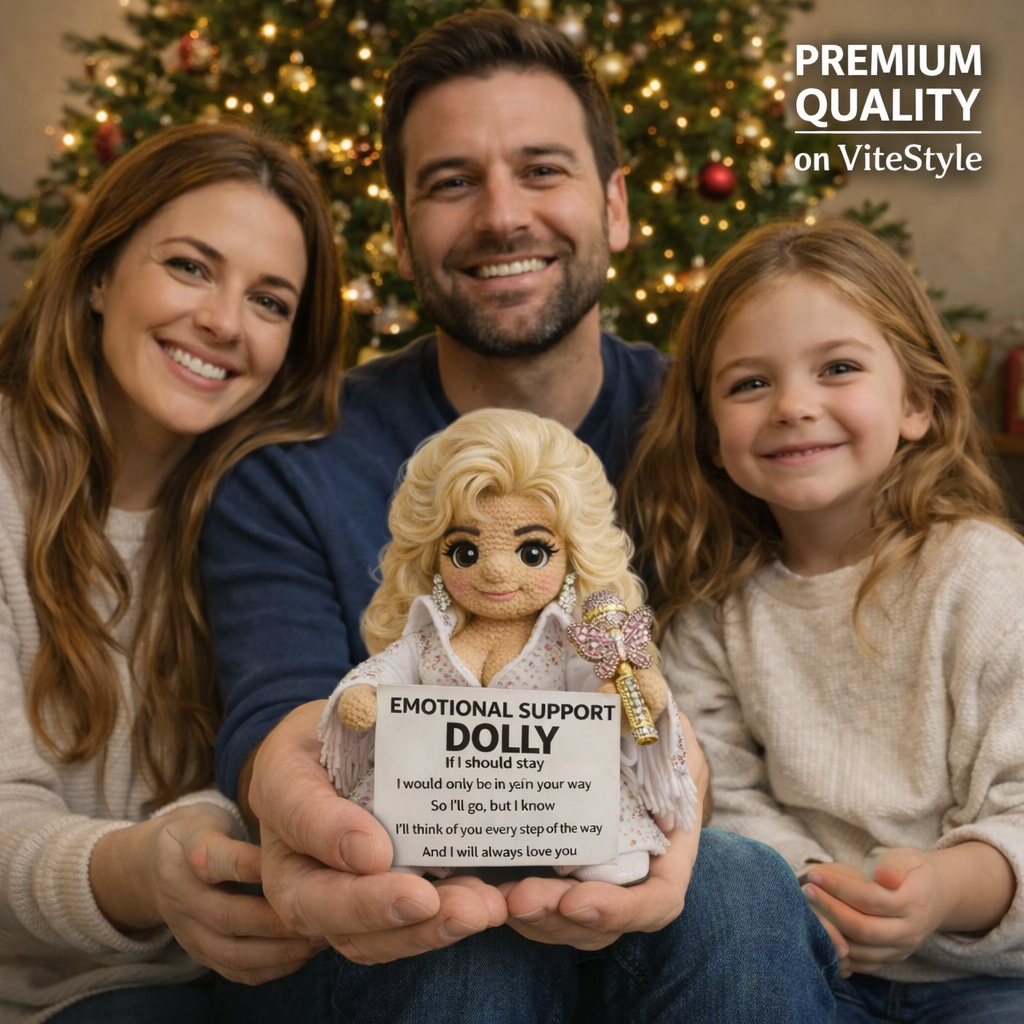 Dolly Parton Crocheted Emotional Support Doll